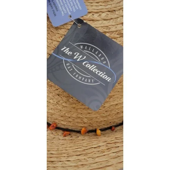 Wallaroo Hat Company Blair Raffia Sun Hat UPF 50+ Skin Cancer Foundation NWT - Picture 6 of 10